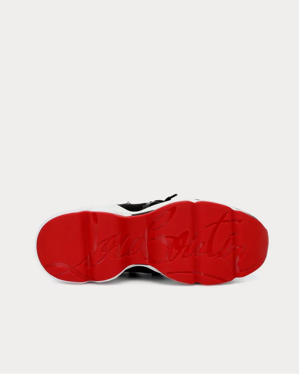 Red Runner neoprene Version Black Low Top Sneakers
