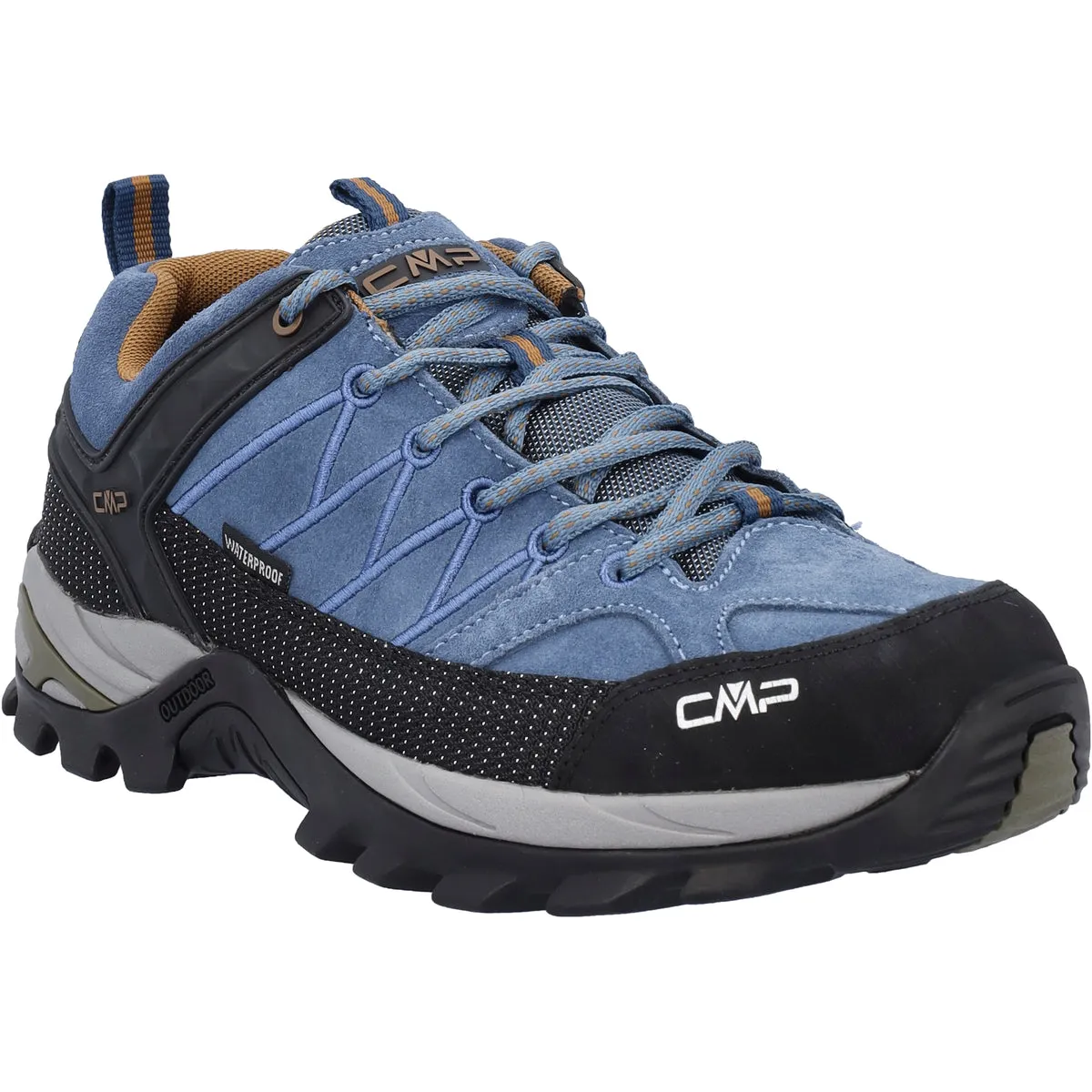 Rigel Low WP Adult Outdoor Shoe - Bluestone-Rubber