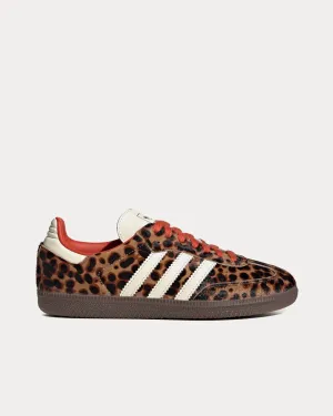 Samba OG 'Pony' Core Black / Preloved Red / Cream White Low Top Sneakers