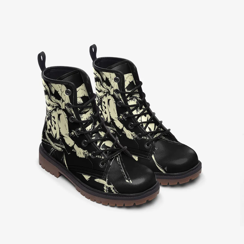 Samurai warrior Casual Leather Lightweight boots MT
