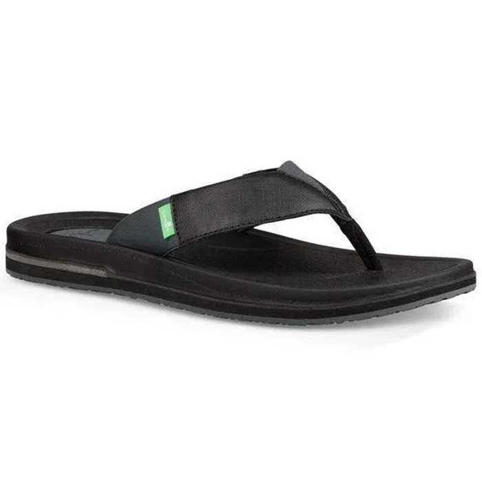 Sanuk Mens Beer Cozy 3 Black