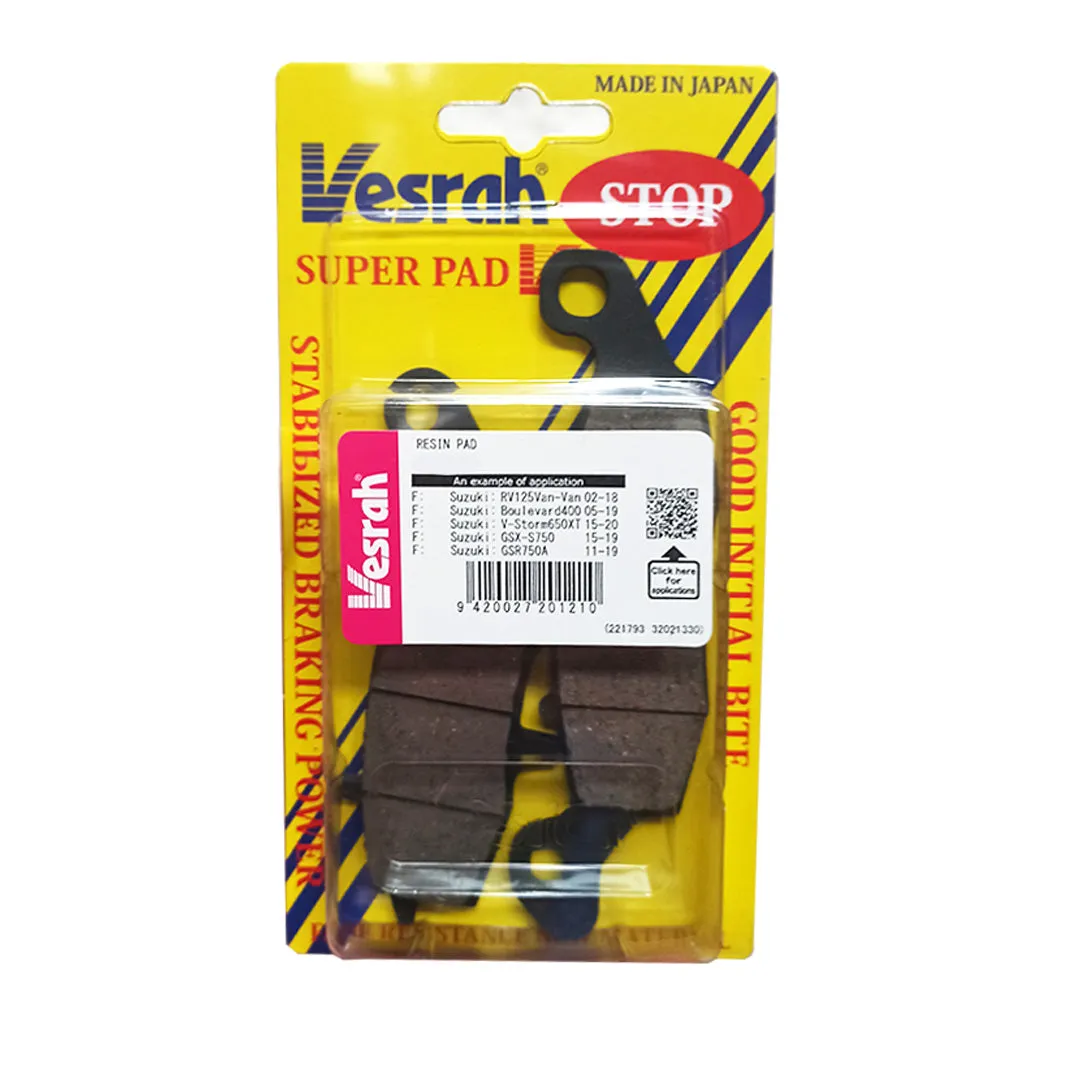 SD282 Ceramic Organic disc pads Vesrah VD282JL