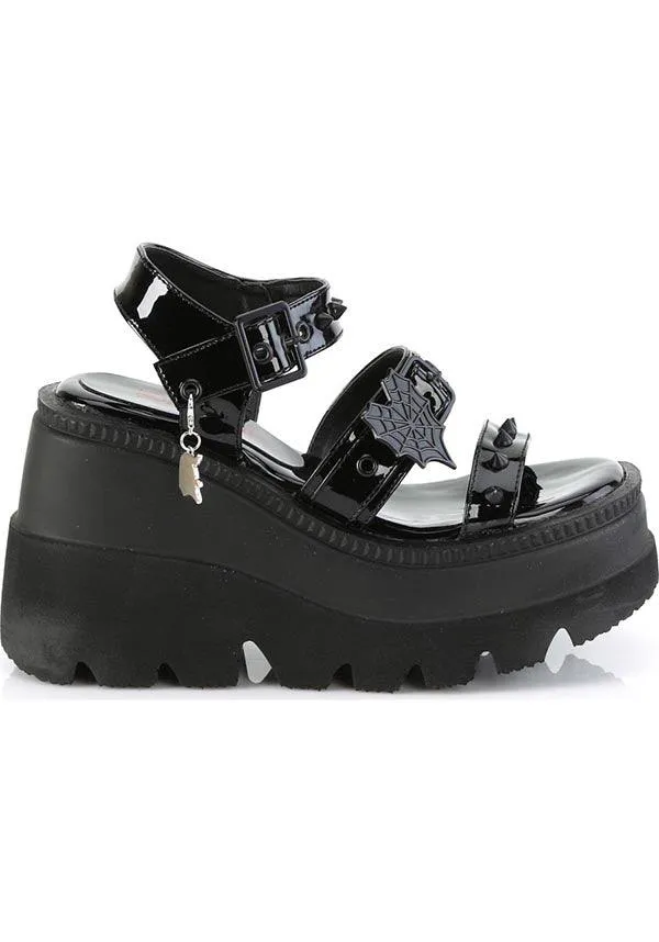 SHAKER-13 [Black Patent] | FLATS [PREORDER]