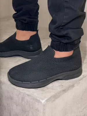SHIDaQIN Earthbound Comfort Knit Slip-On Sneakers