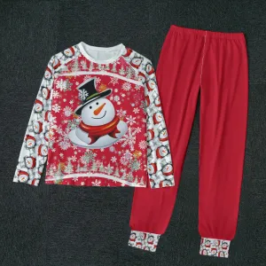 Snow Man's Delight Men's Christmas Pajamas