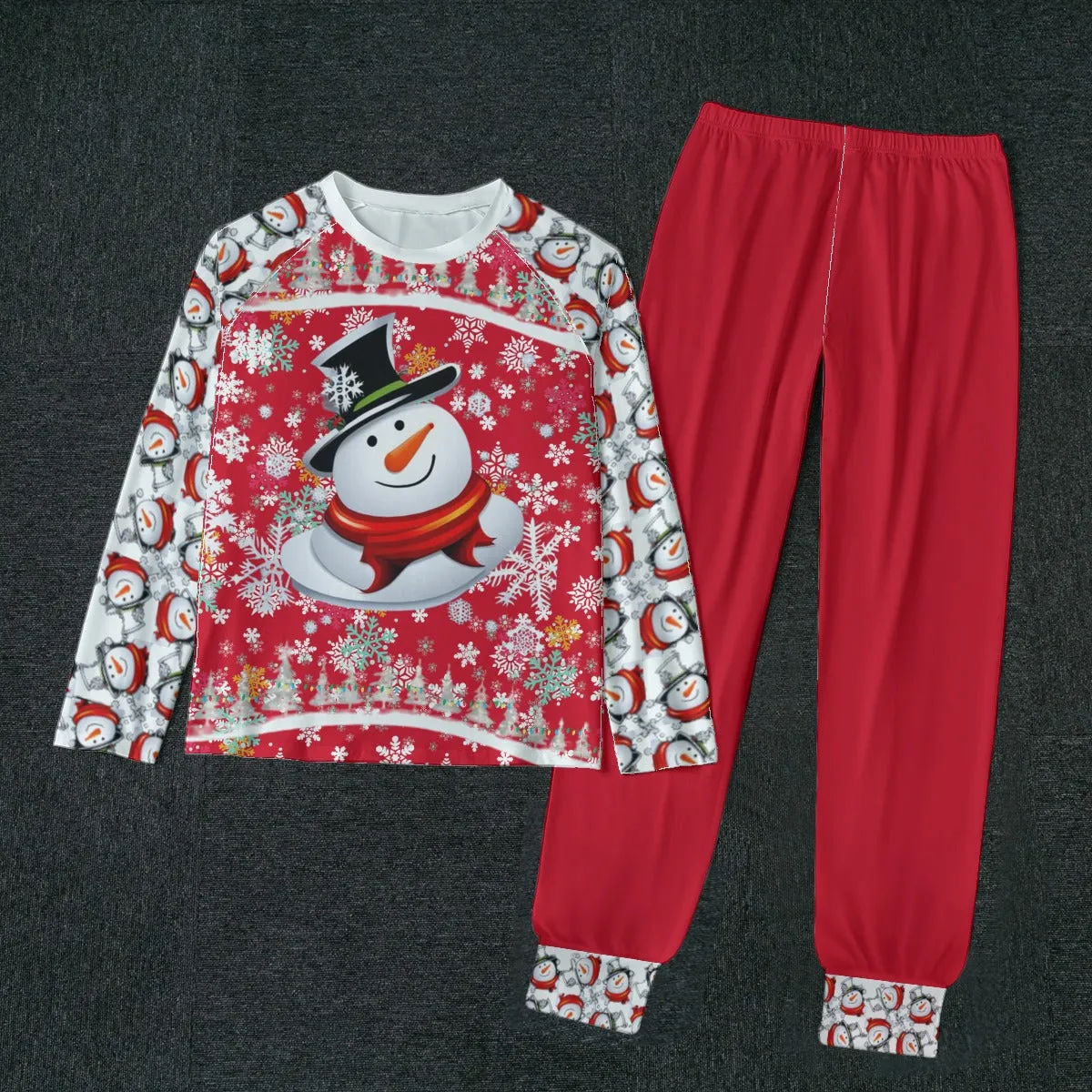 Snow Man's Delight Men's Christmas Pajamas