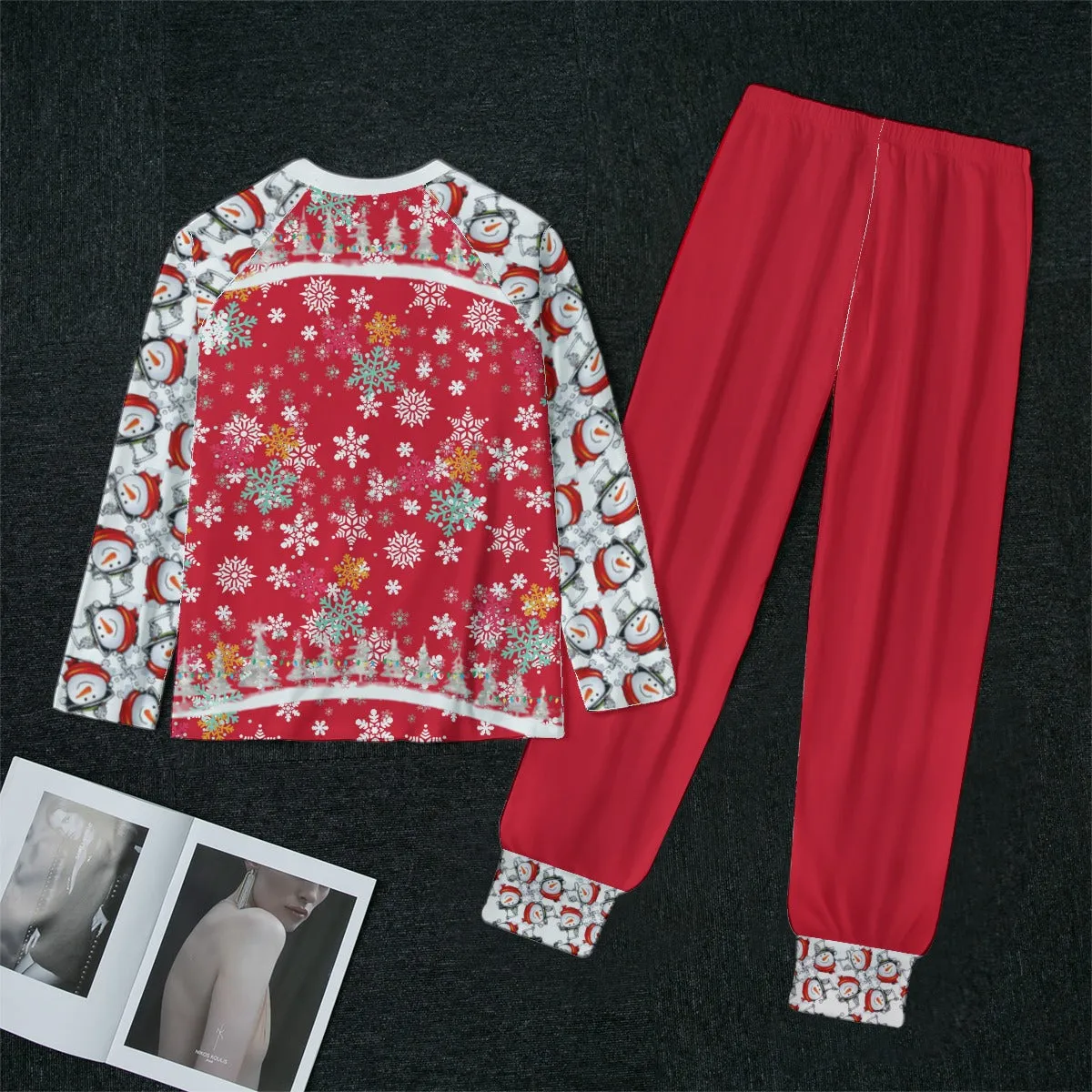 Snow Man's Delight Women's Christmas Pajamas