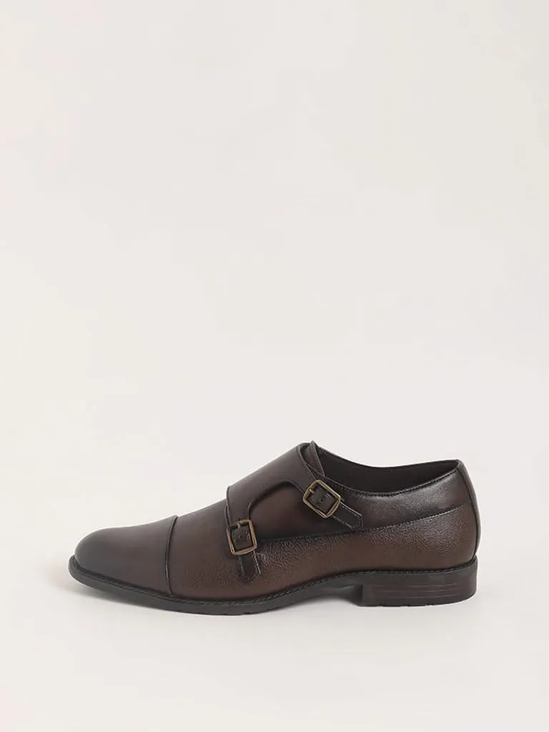 SOLEPLAY Brown Monk Shoes