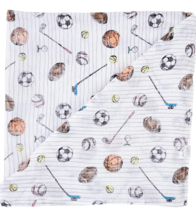 Sports Muslin Swaddle