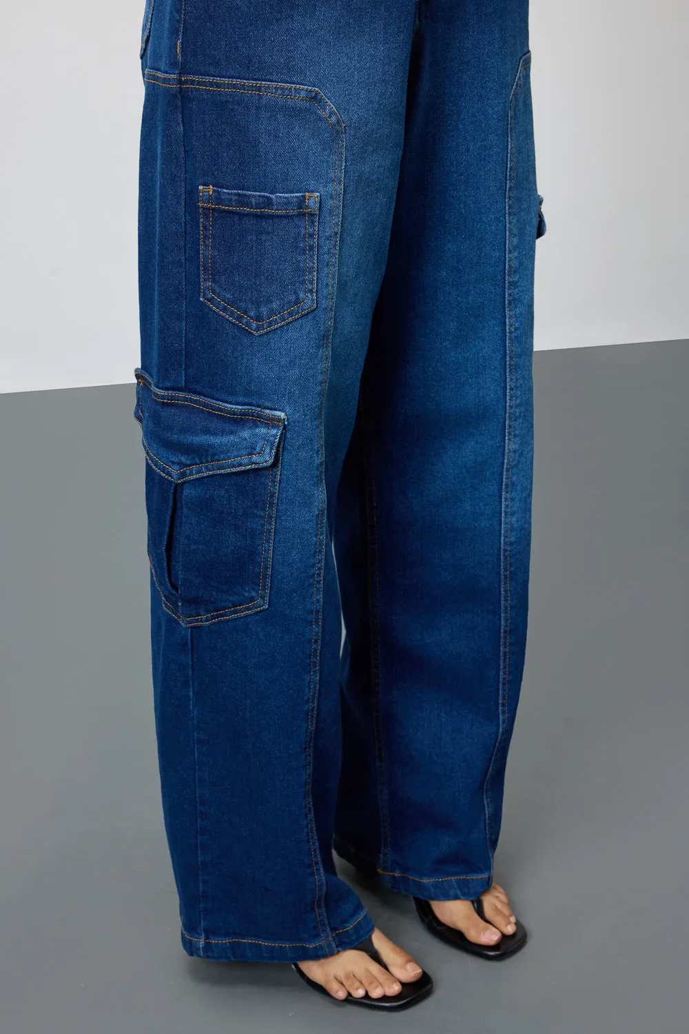 Streetwear Indigo Women's Cargo Pants