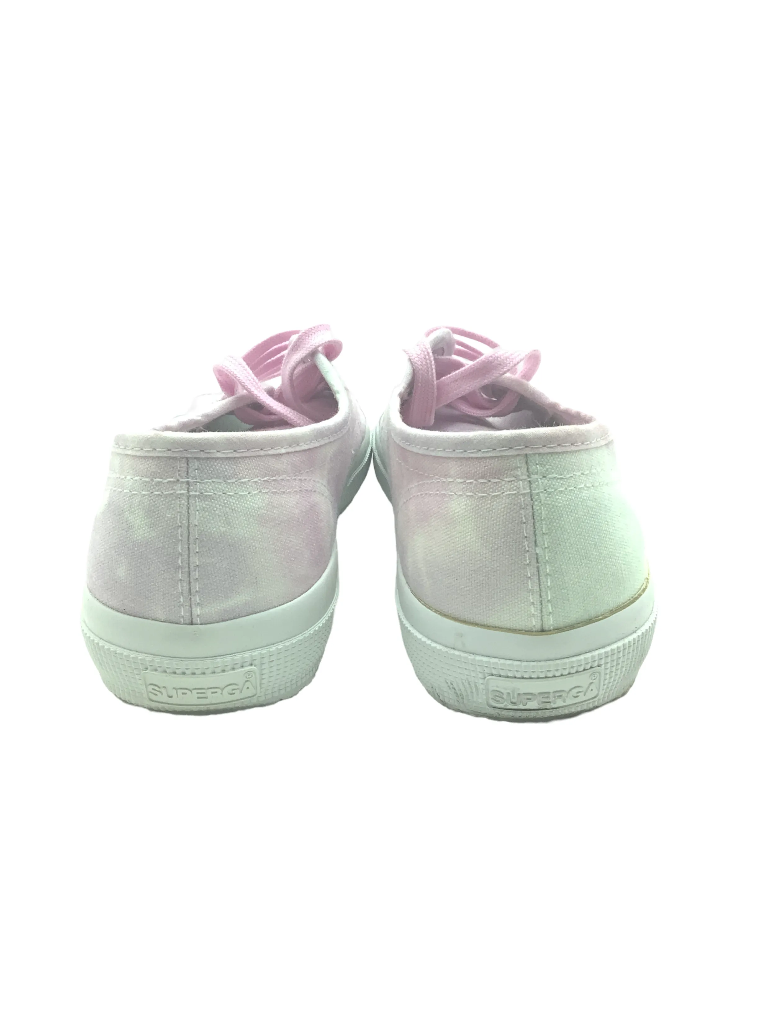Superga Tennis Shoe Pink Tie Dye Canvas Size: US 8.5, EU 39