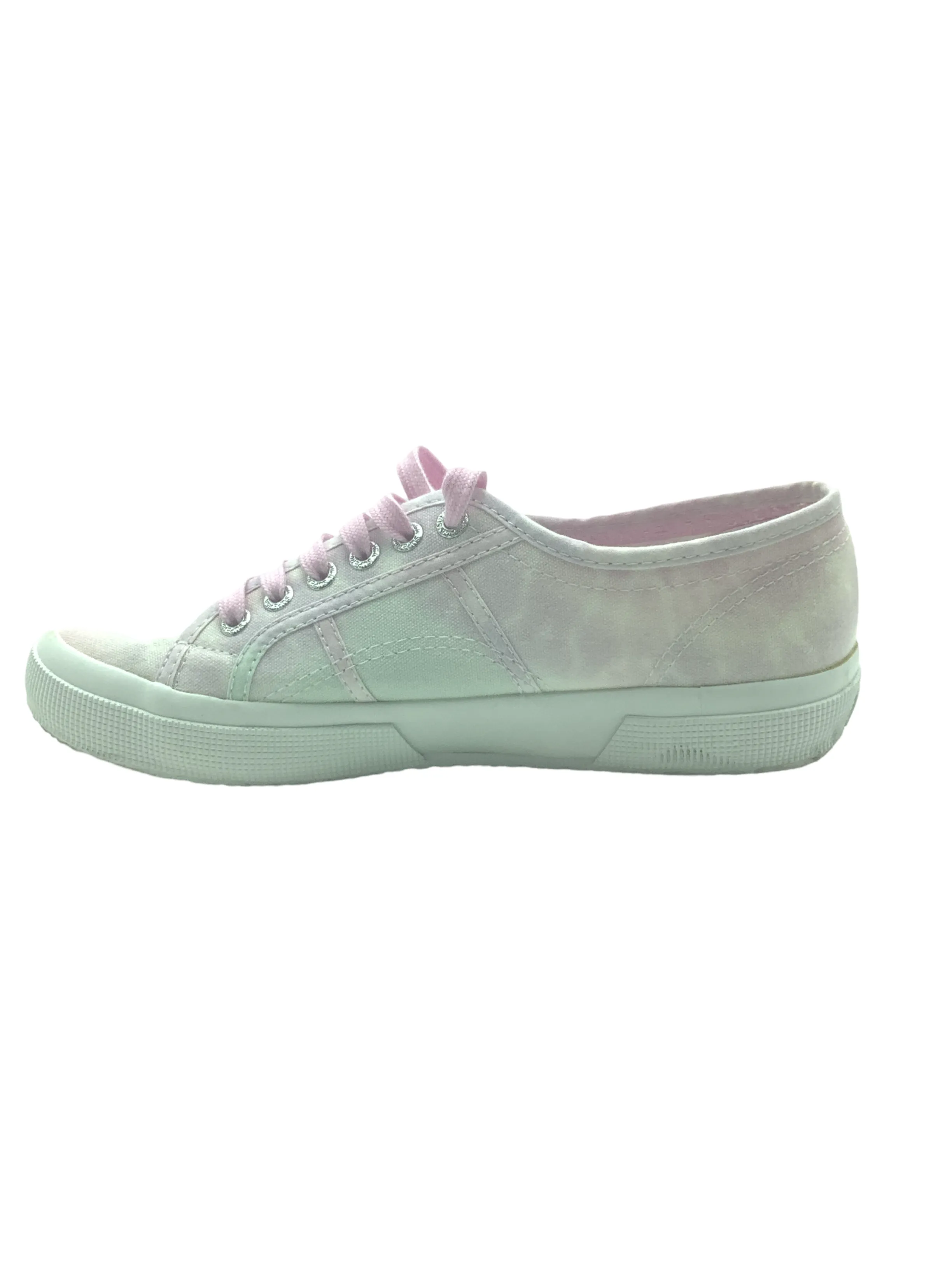 Superga Tennis Shoe Pink Tie Dye Canvas Size: US 8.5, EU 39