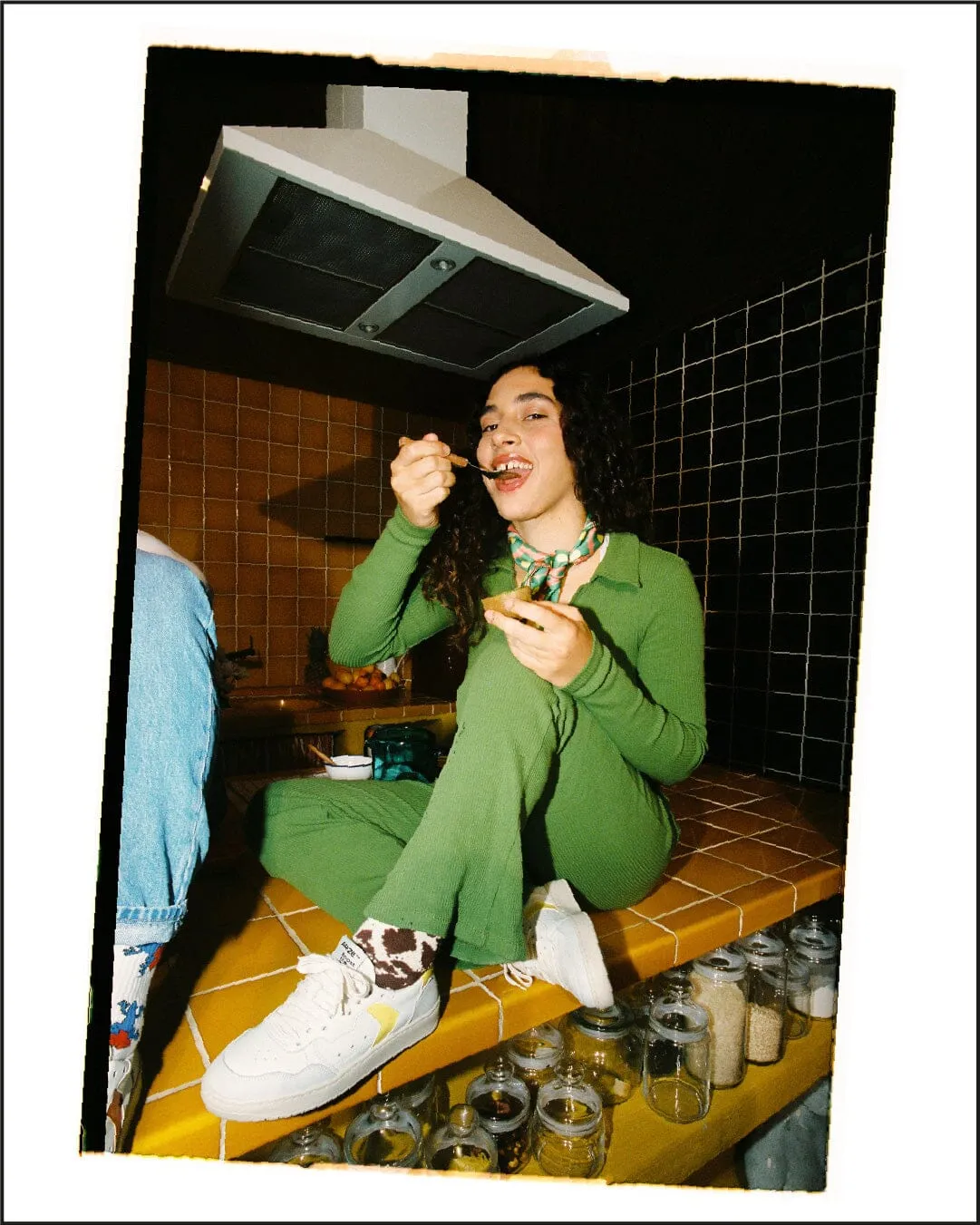 Taiga Yellow Sneakers