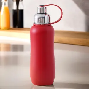 The Better Home Insulated Thermosteel Bottle 750ml | Small Flask Water Bottle for Kids School | Hot and Cold Water Bottle | Gym Bottles for Men/Women | Multi-Opening Cap | Gifting Items (Red)