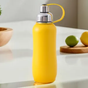 The Better Home Insulated Thermosteel Bottle 750ml | Small Flask Water Bottle for Kids School | Hot and Cold Water Bottle | Gym Bottles for Men/Women | Multi-Opening Cap | Gifting Items (Yellow)