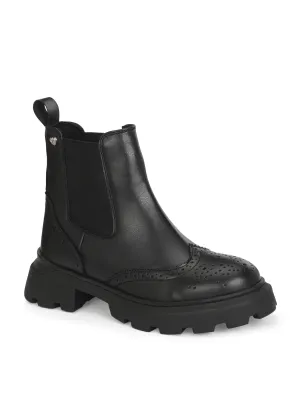 Theresa Women's Chelsea Brogue Boots