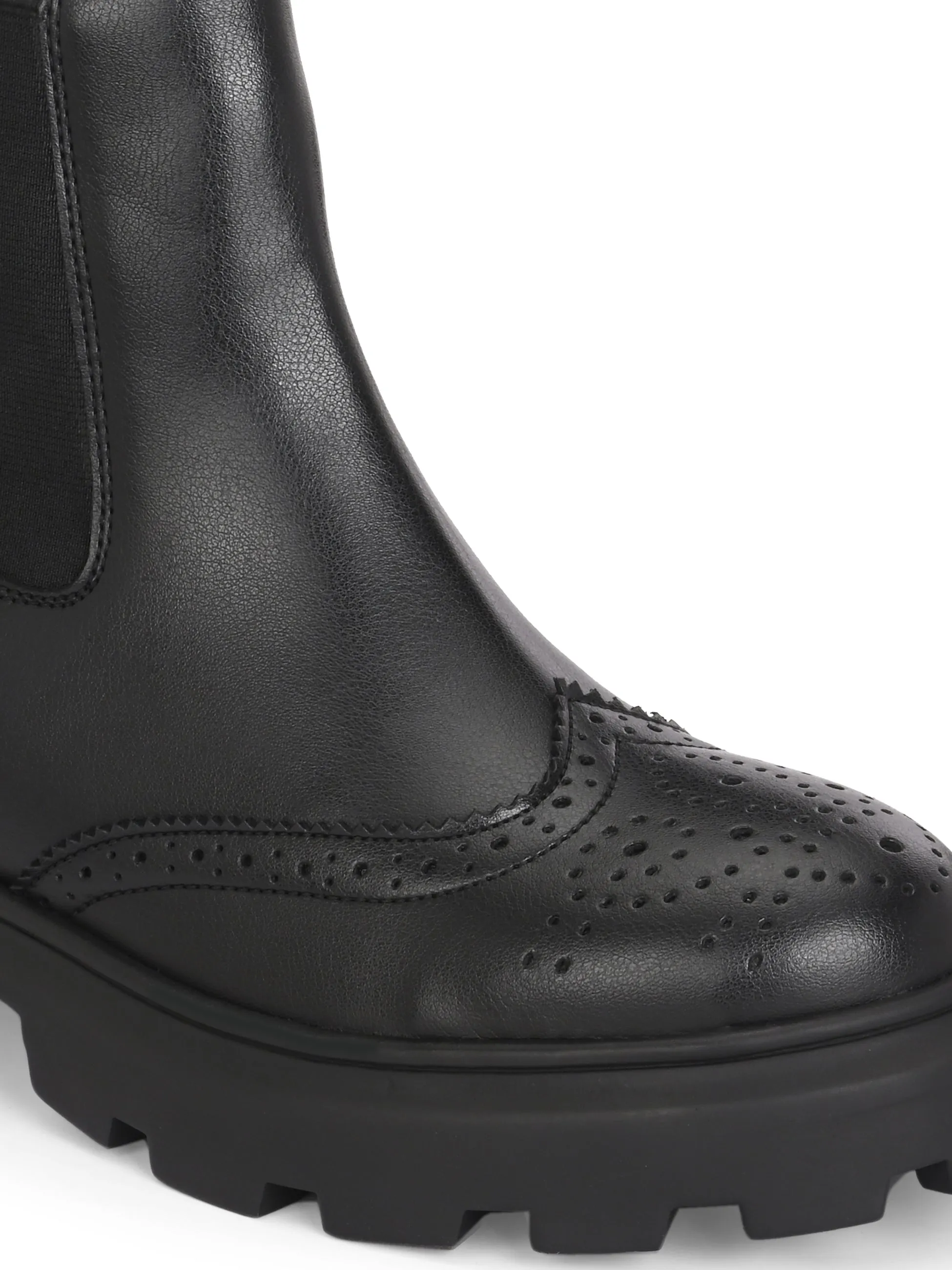 Theresa Women's Chelsea Brogue Boots