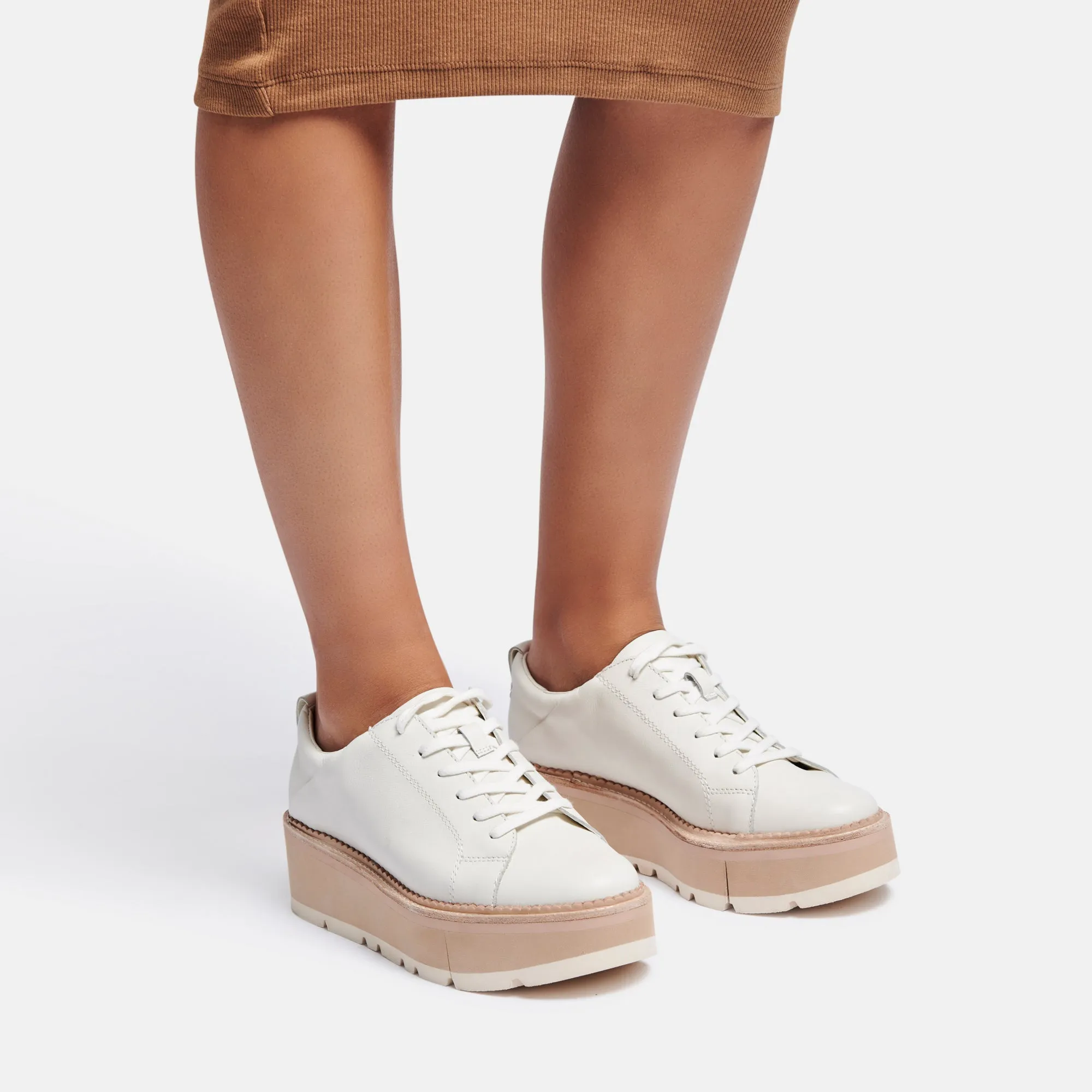 TOYAH SNEAKERS WHITE LEATHER