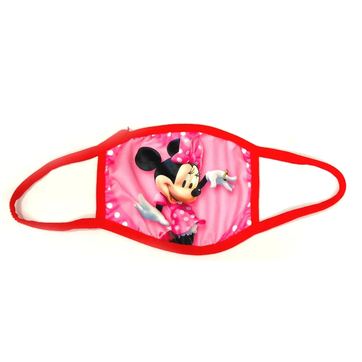 Two Layer Washable Anti-Pollution & Dust Protect Face Mask for Girls With Cartoon Printed - (Pack Of 2 Mask) Assorted Print
