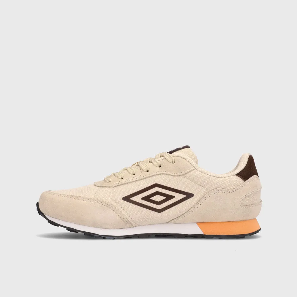 Umbro Mens Addison Low Sneaker Beige/brown _ 183494 _ Beige