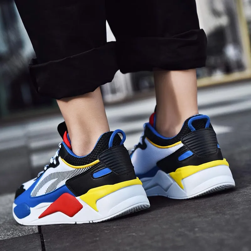 Unisex Running Sports Shoes White Blue Toning Walk A-634