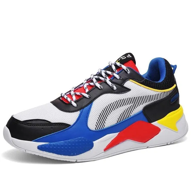 Unisex Running Sports Shoes White Blue Toning Walk A-634