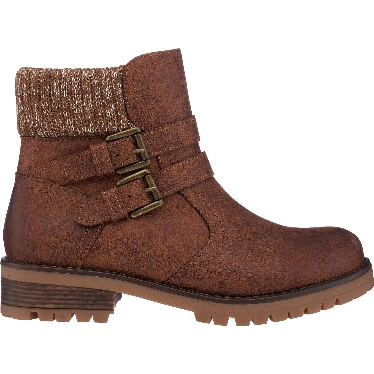Valli Brown Ankle Bootie