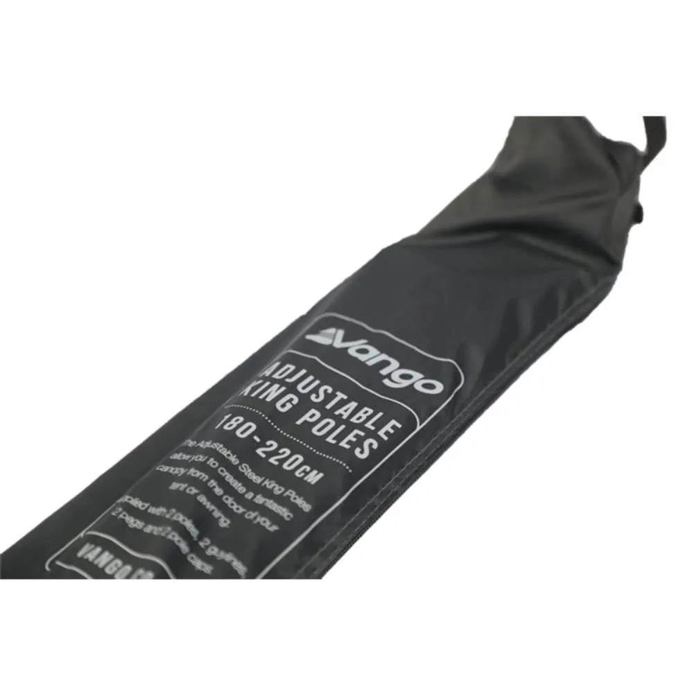 Vango Adjustable Steel King Pole Set 180-220cm