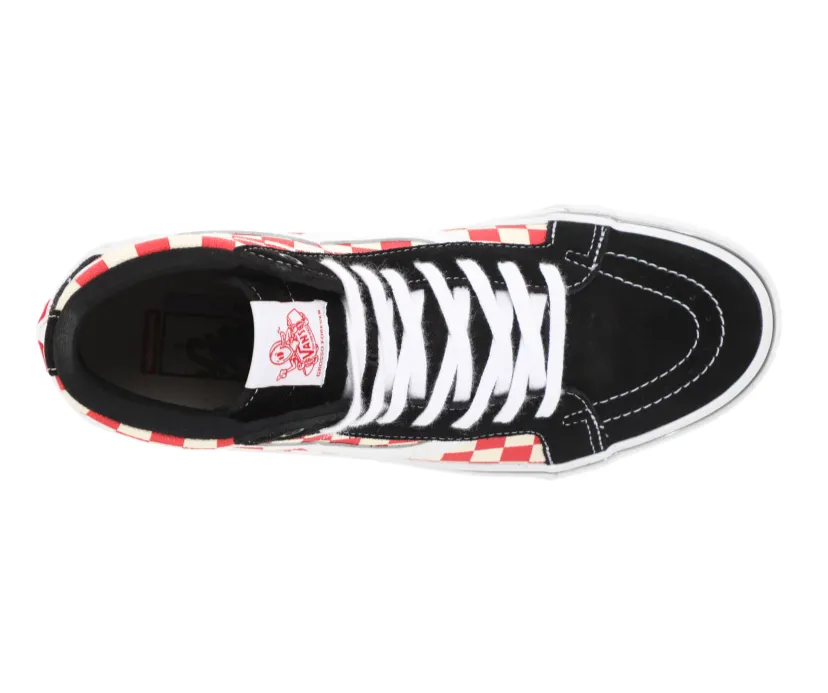 VANS SKATE SK8-HI REISSUE GROSSO '84 RED CHECKER