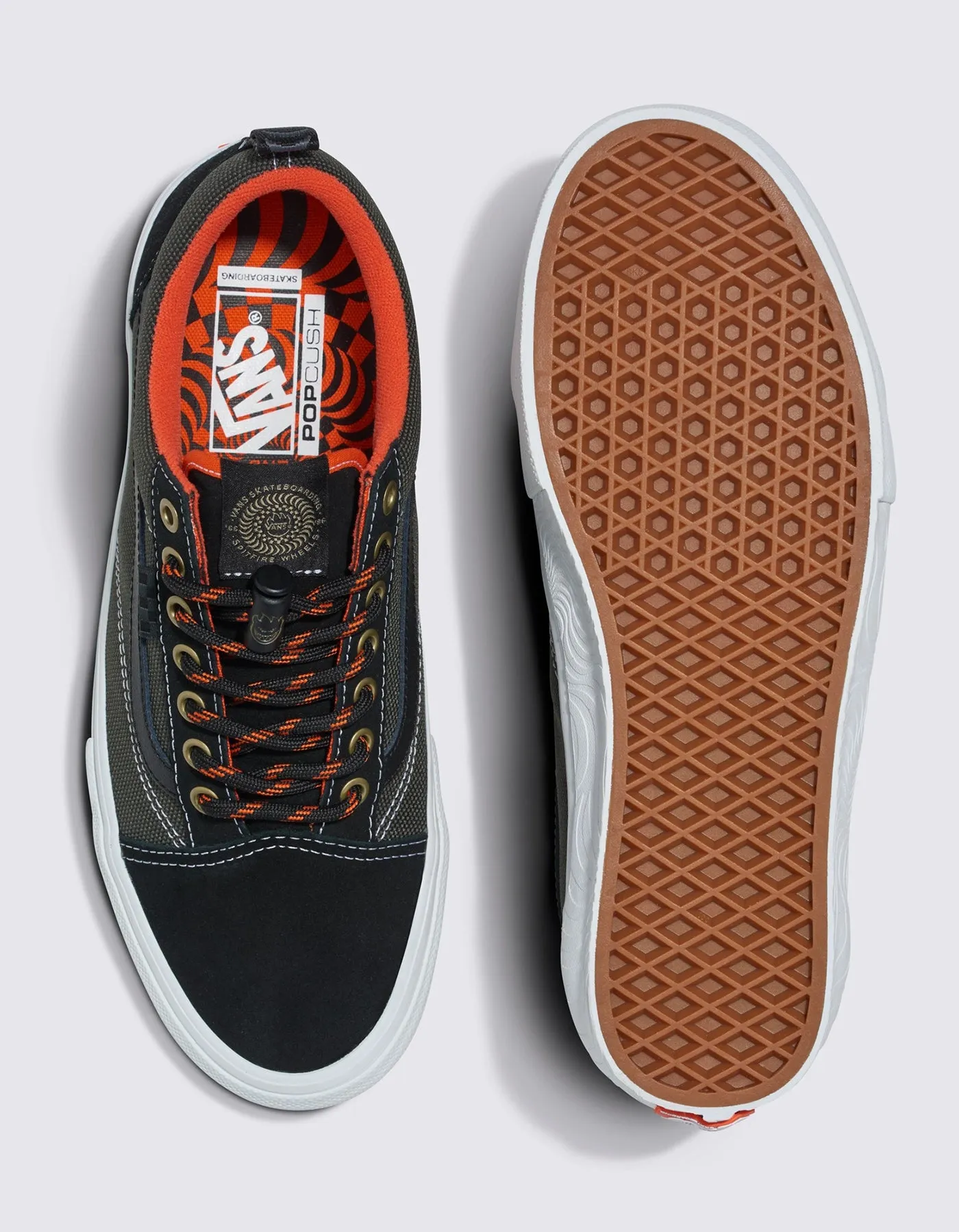 Vans x Spitfire Skate Old Skool Black/Flame Shoes