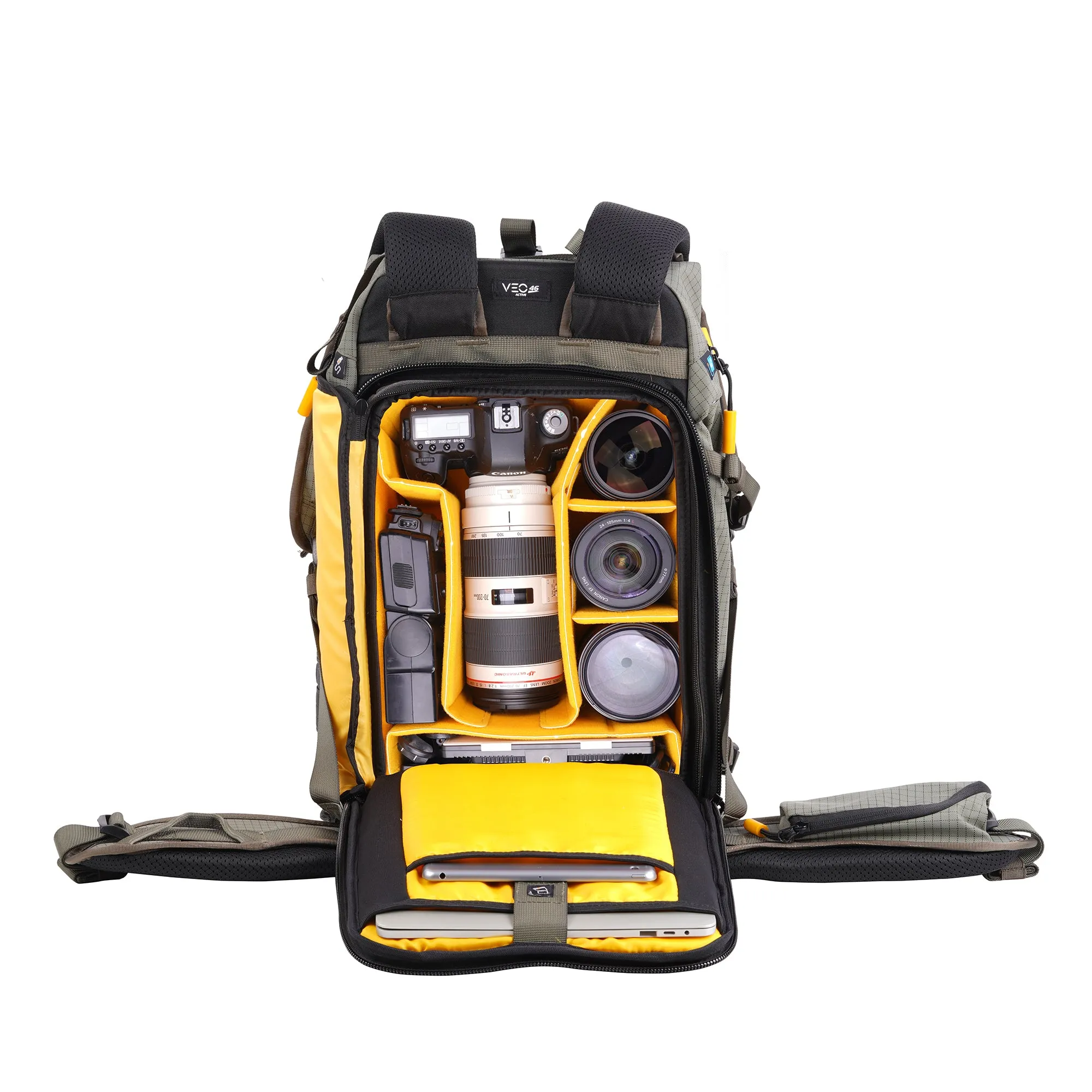 VEO Active 46 25 Litre Trekking Backpack - For DSLR/Mirrorless - Green