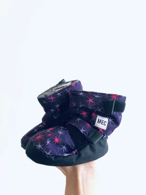 Waterproof Star Print Puffy Boots // Small (9-18M)