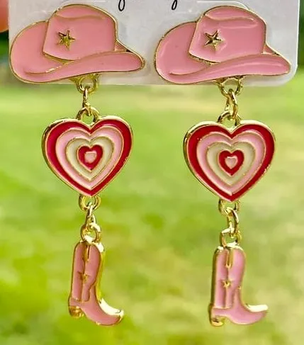 Western Boho Cowgirl Earrings