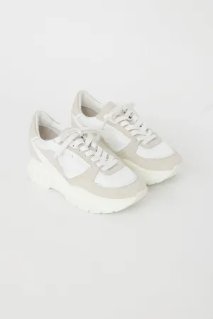 White & Grey Raine Chunky Sneaker