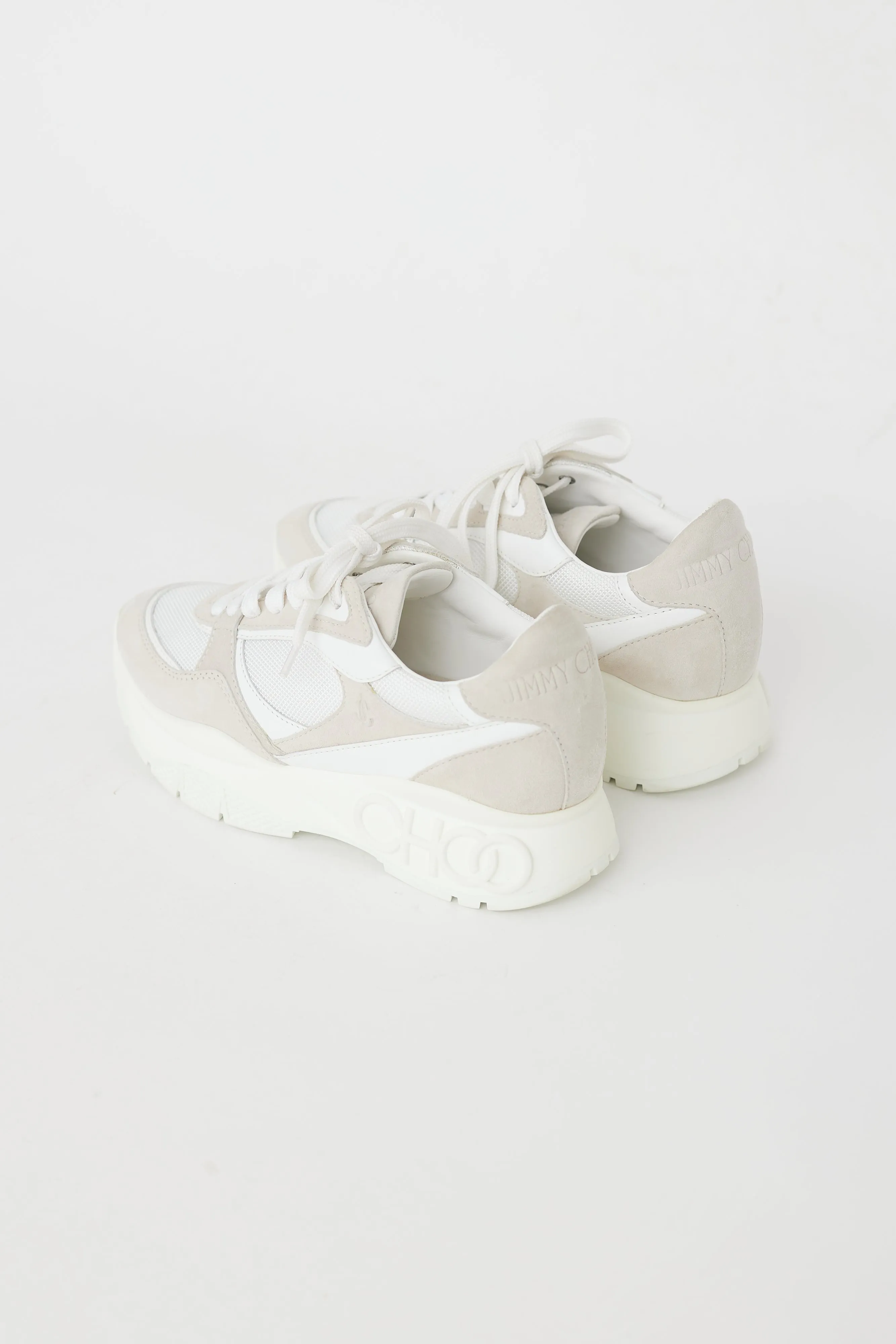 White & Grey Raine Chunky Sneaker
