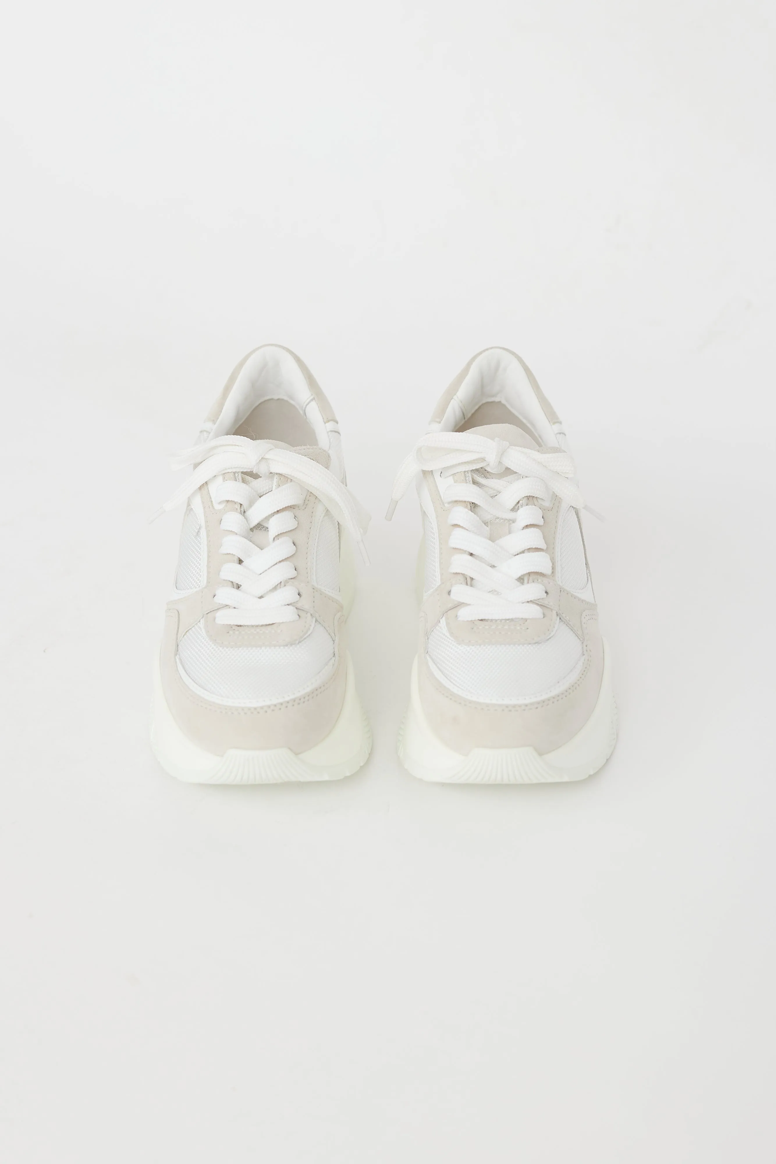 White & Grey Raine Chunky Sneaker
