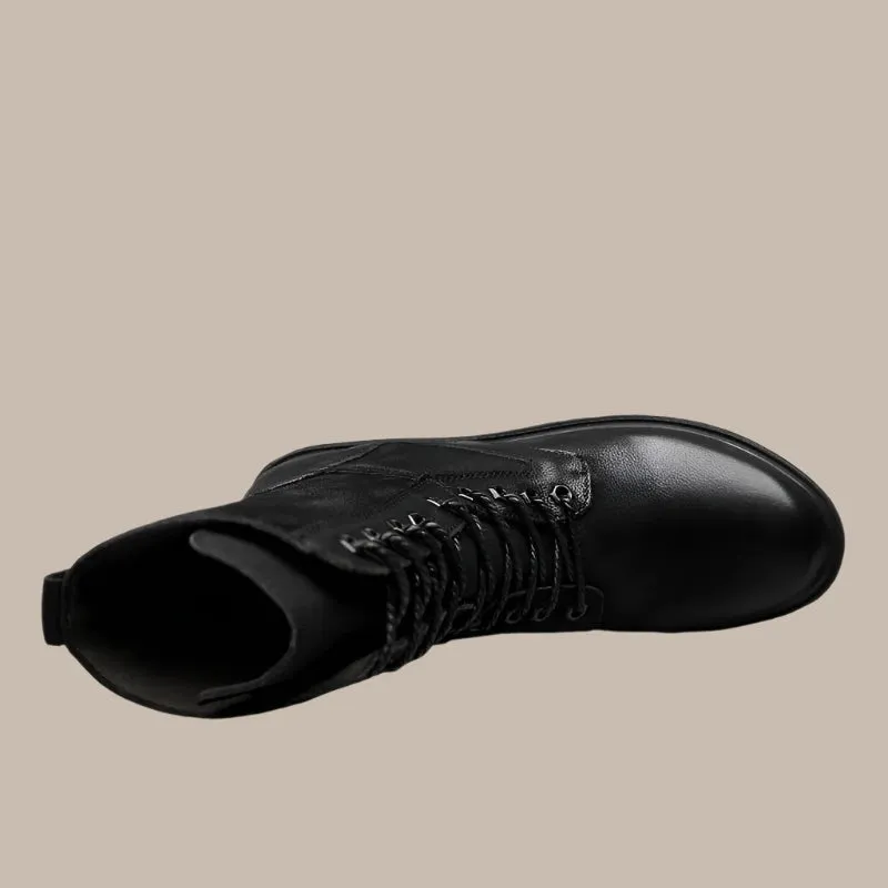 Winter High Leather Combat Tactical Shoes