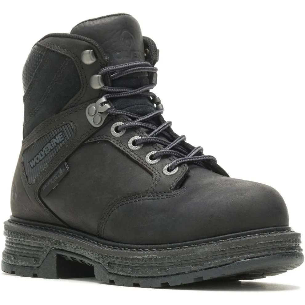 Wolverine Women's Hellcat UltraSpring ST 6" WP Work Boot - Black - W210106