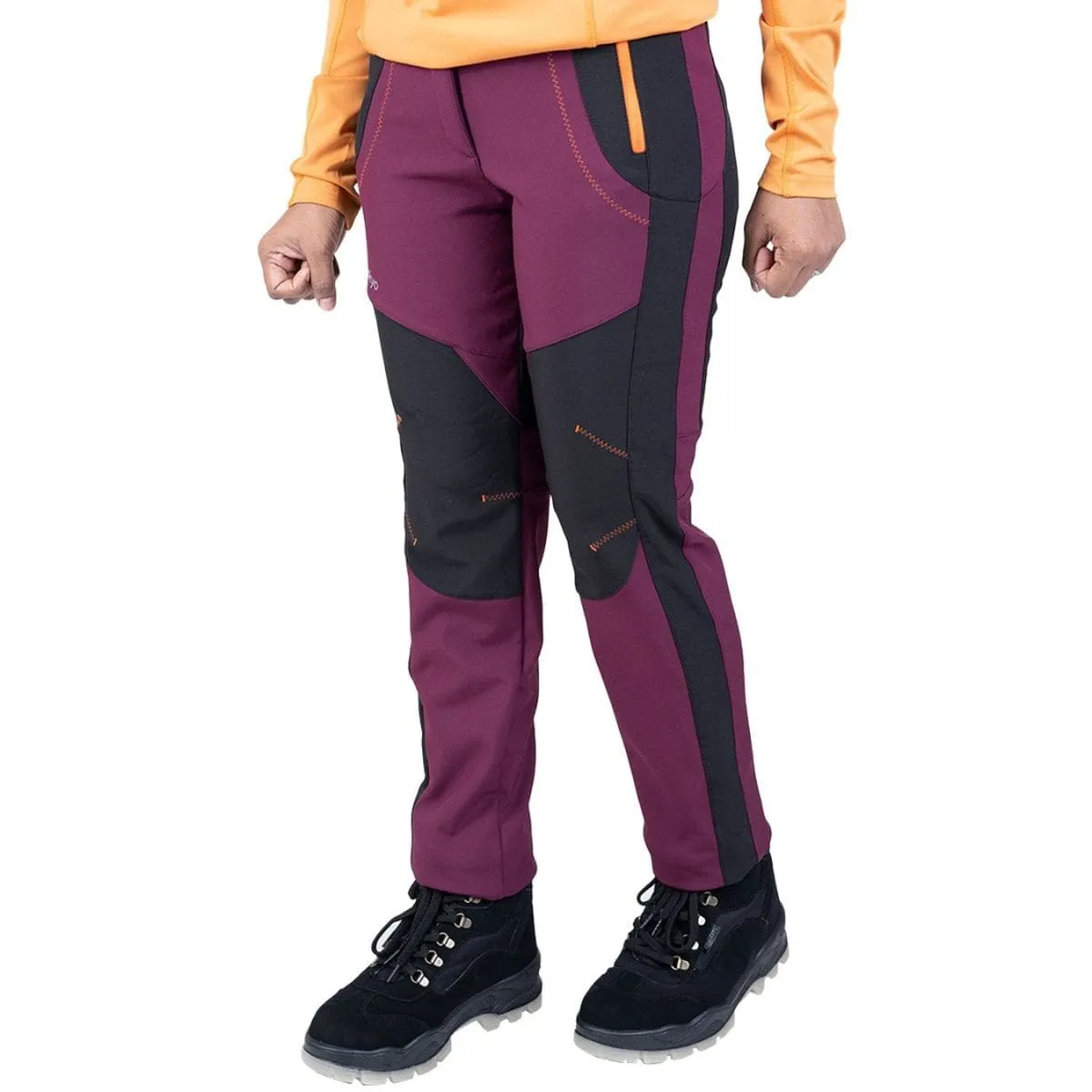 Women's K2 Cold Weather Trekking & Outdoor Pants - Sherpa Series - Wine