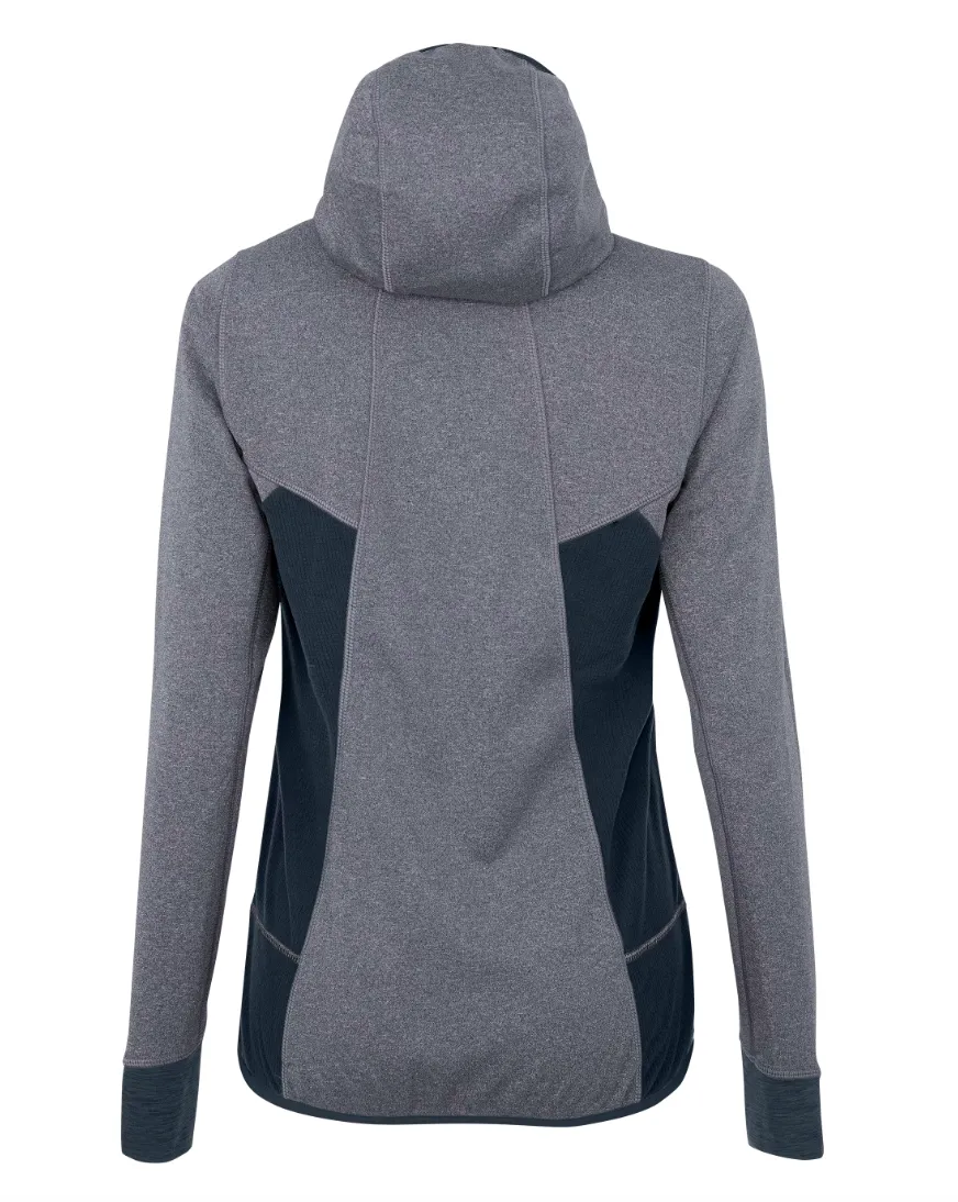WOMEN'S PUEZ HYBRID POLARLITE HOODED FLEECE