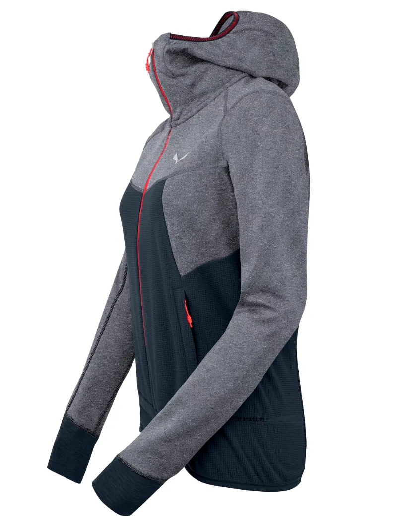 WOMEN'S PUEZ HYBRID POLARLITE HOODED FLEECE