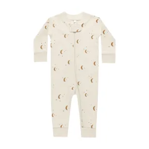 Zip Long Sleeve Sleeper - Moons